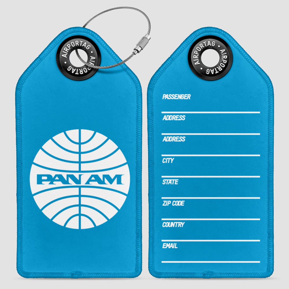 Pan Am Logo - Luggage Tag