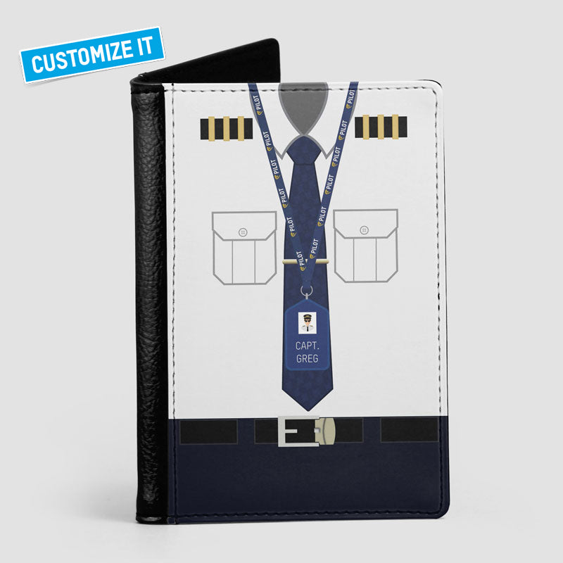 Uniforme de pilote FR - Couverture de passeport