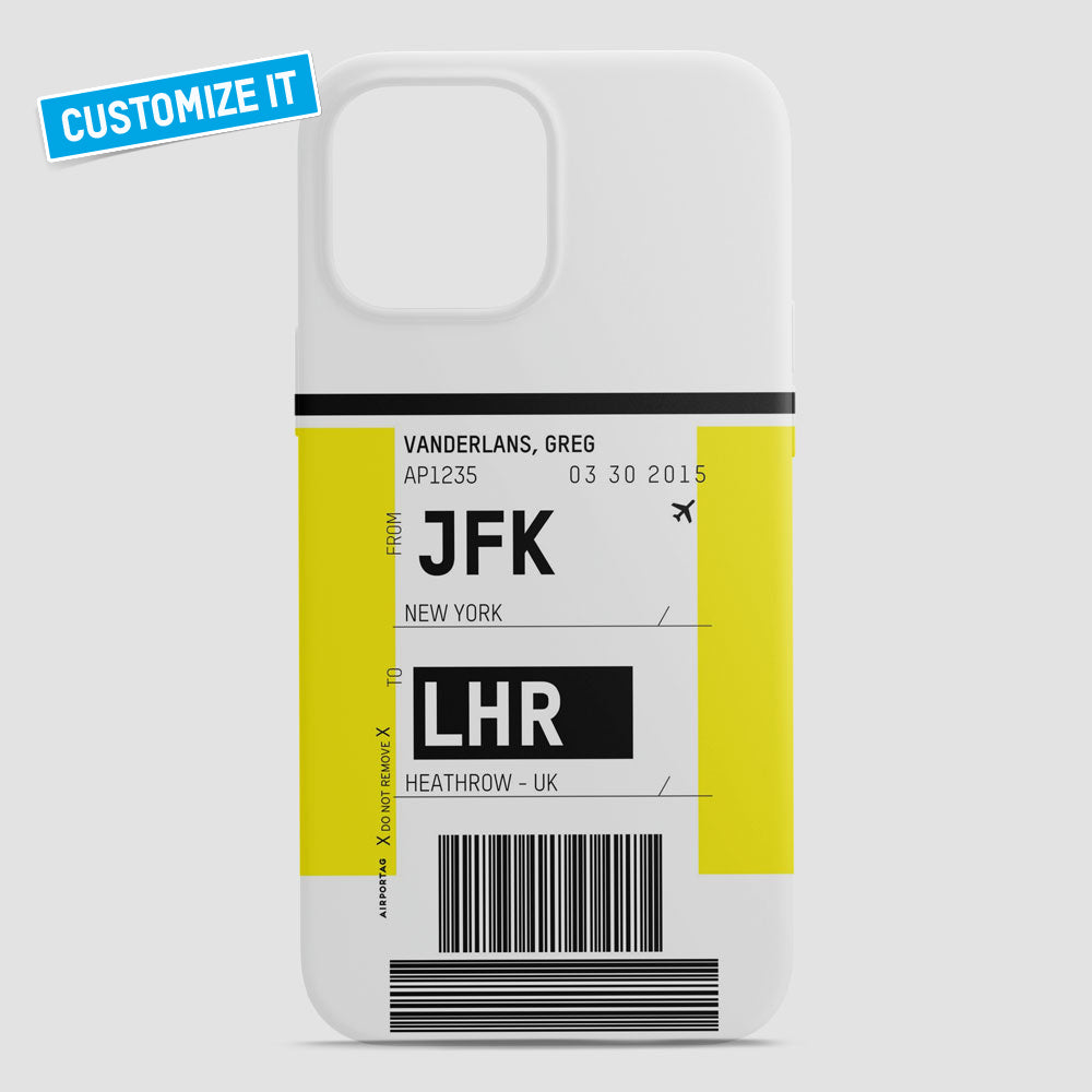 Luggage Ticket - Phone Case