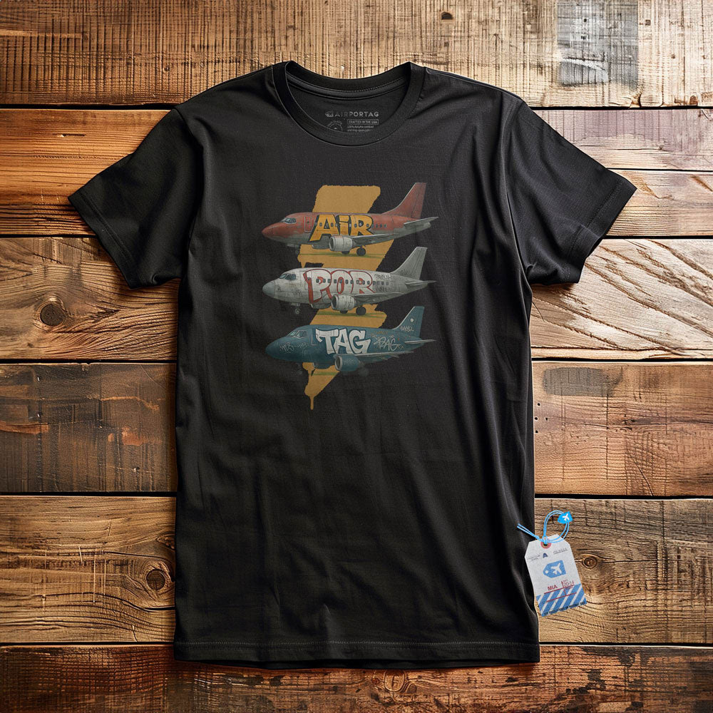 Airportag Planes Graffiti - T-Shirt