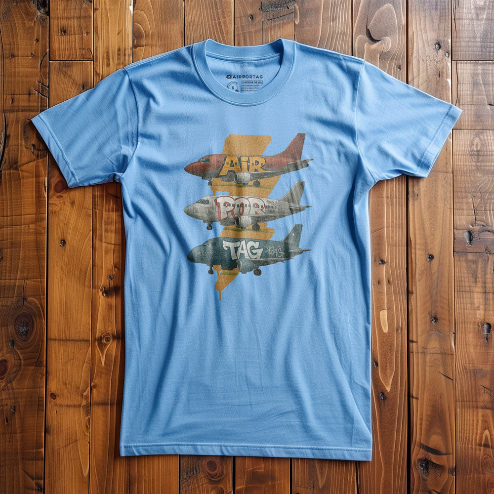 Airportag Planes Graffiti - T-Shirt