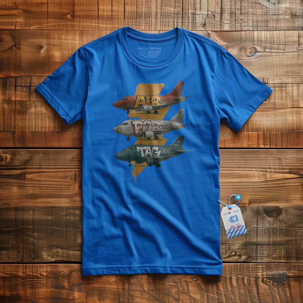 Airportag Planes Graffiti - T-Shirt