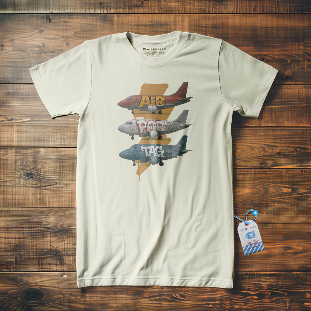 Airportag Planes Graffiti - T-Shirt