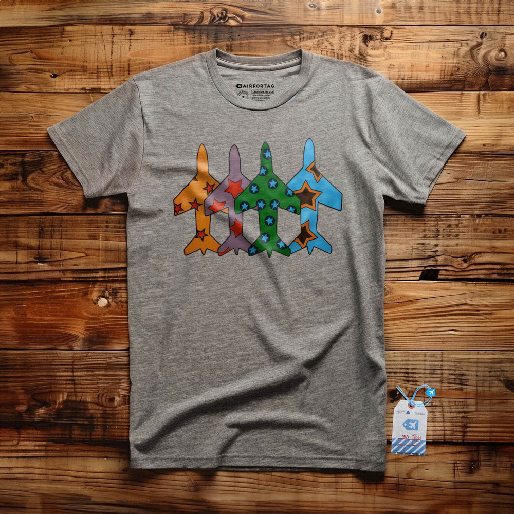 Planes Stars- T-Shirt