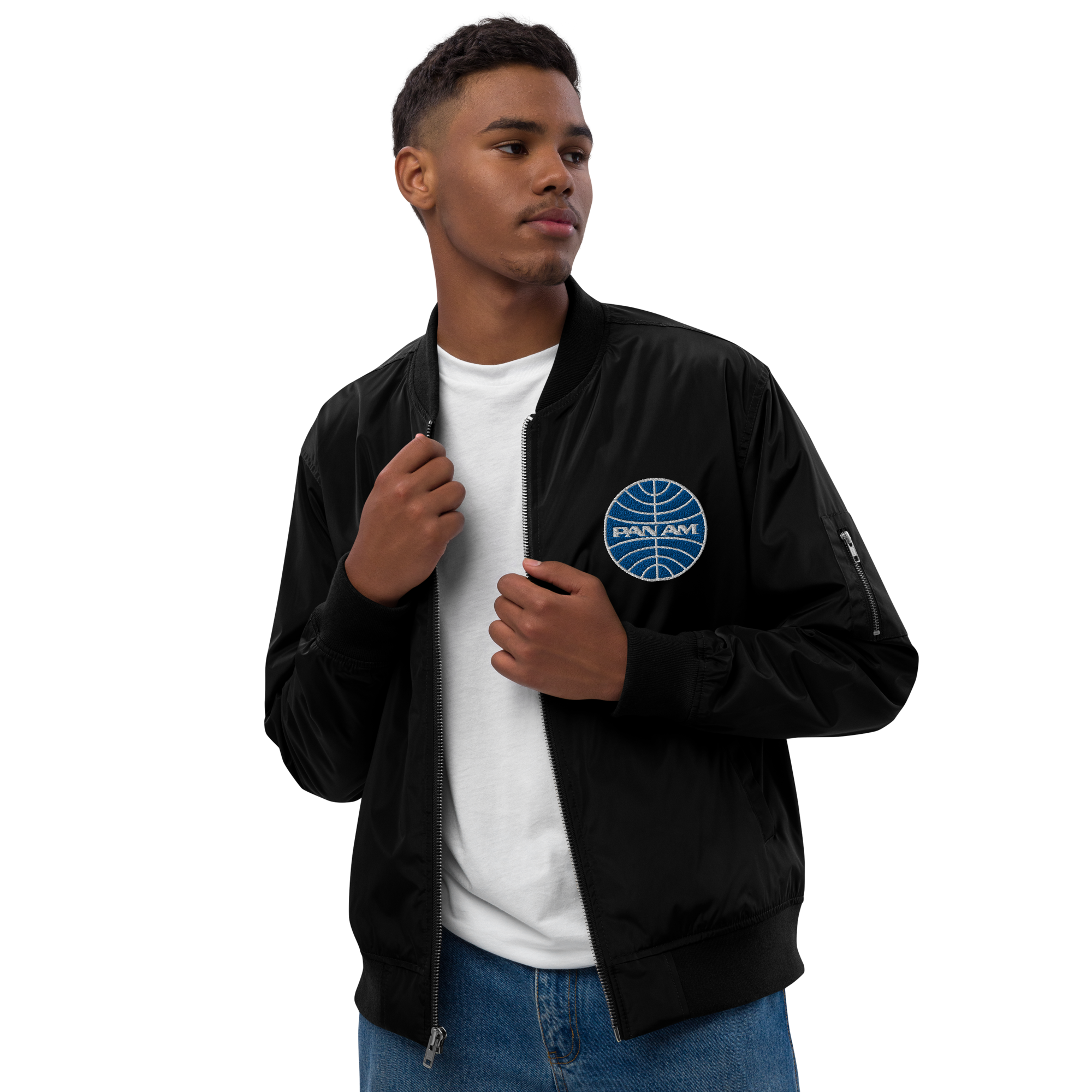 Pan AM Logo - bomber jacket
