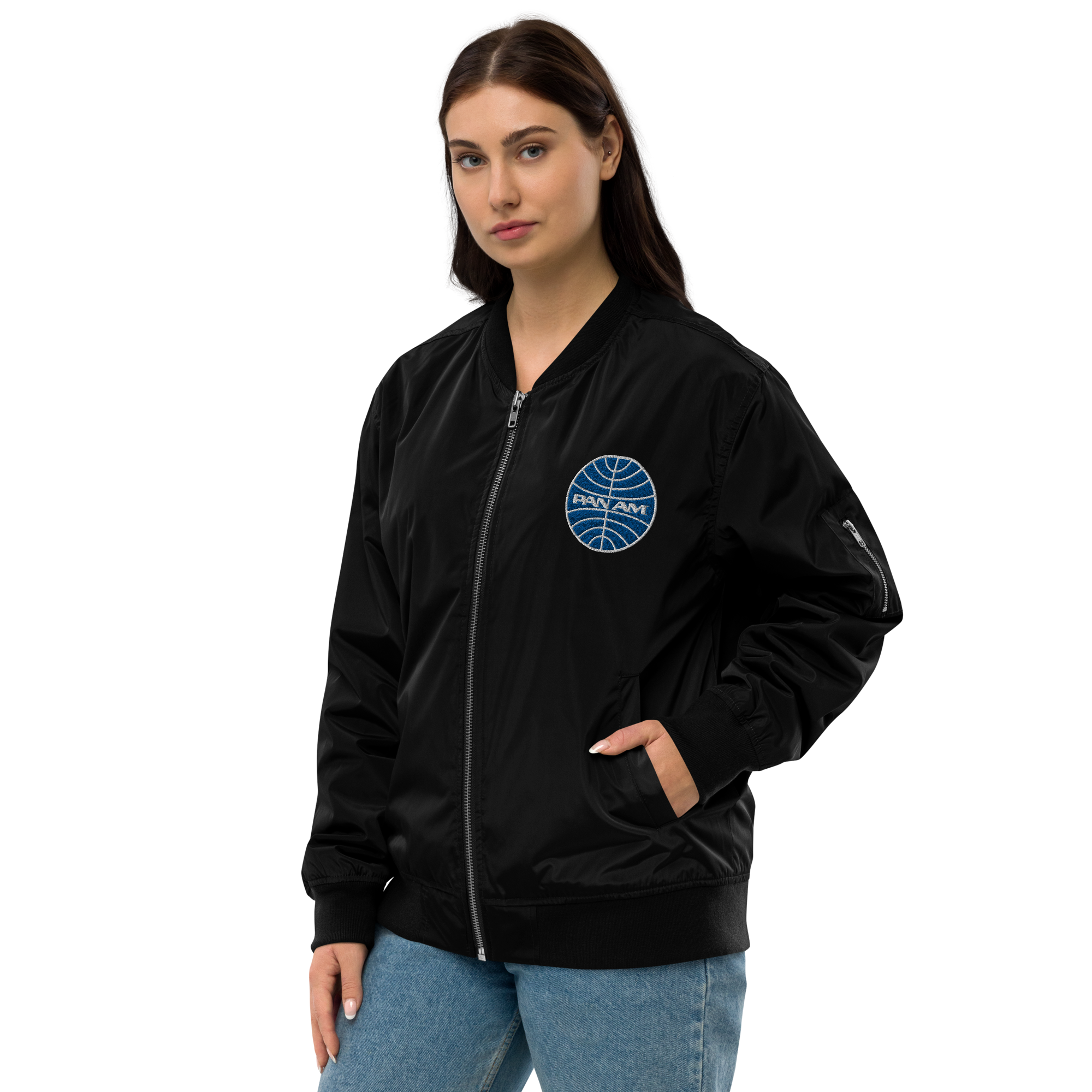 Pan AM Logo - bomber jacket