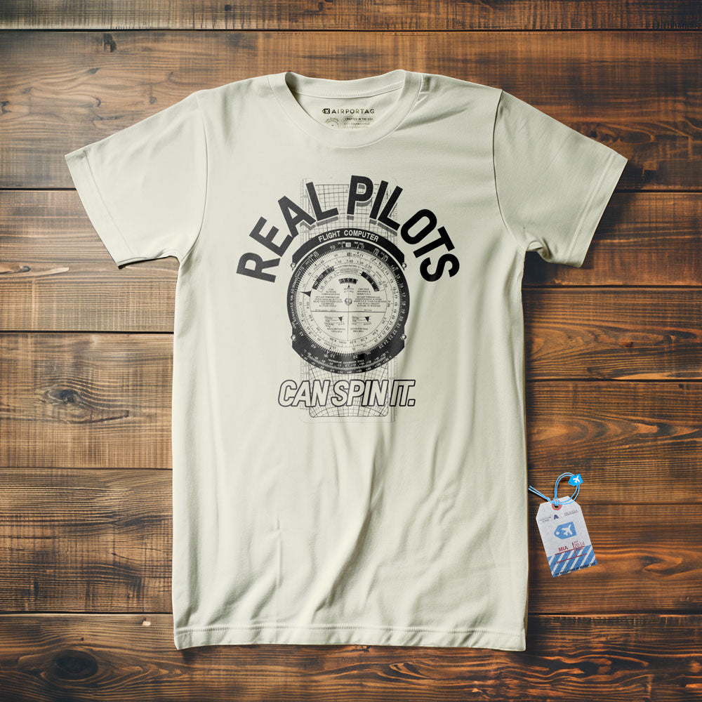 Real Pilots Flight Computer - T-Shirt