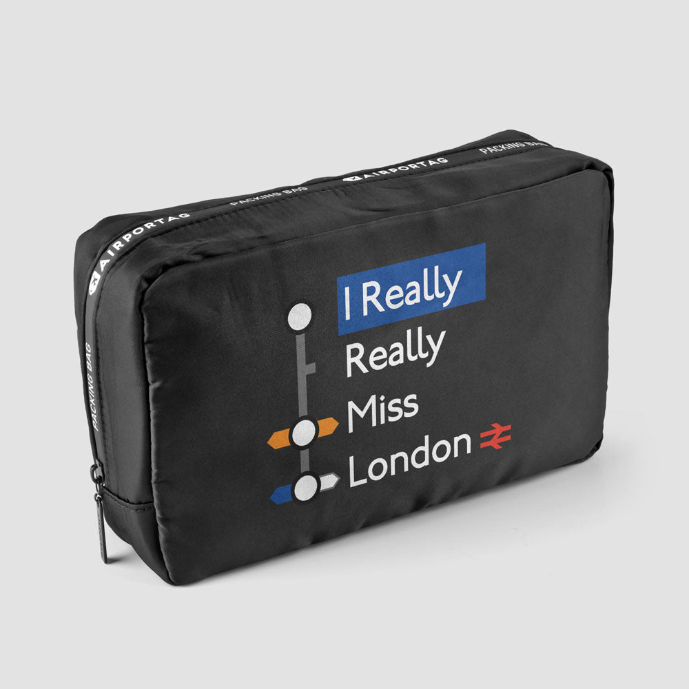 Really Miss London Tube - Packing Bag