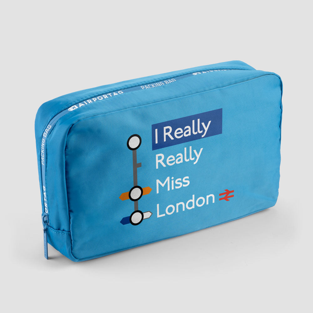 Really Miss London Tube - Packing Bag