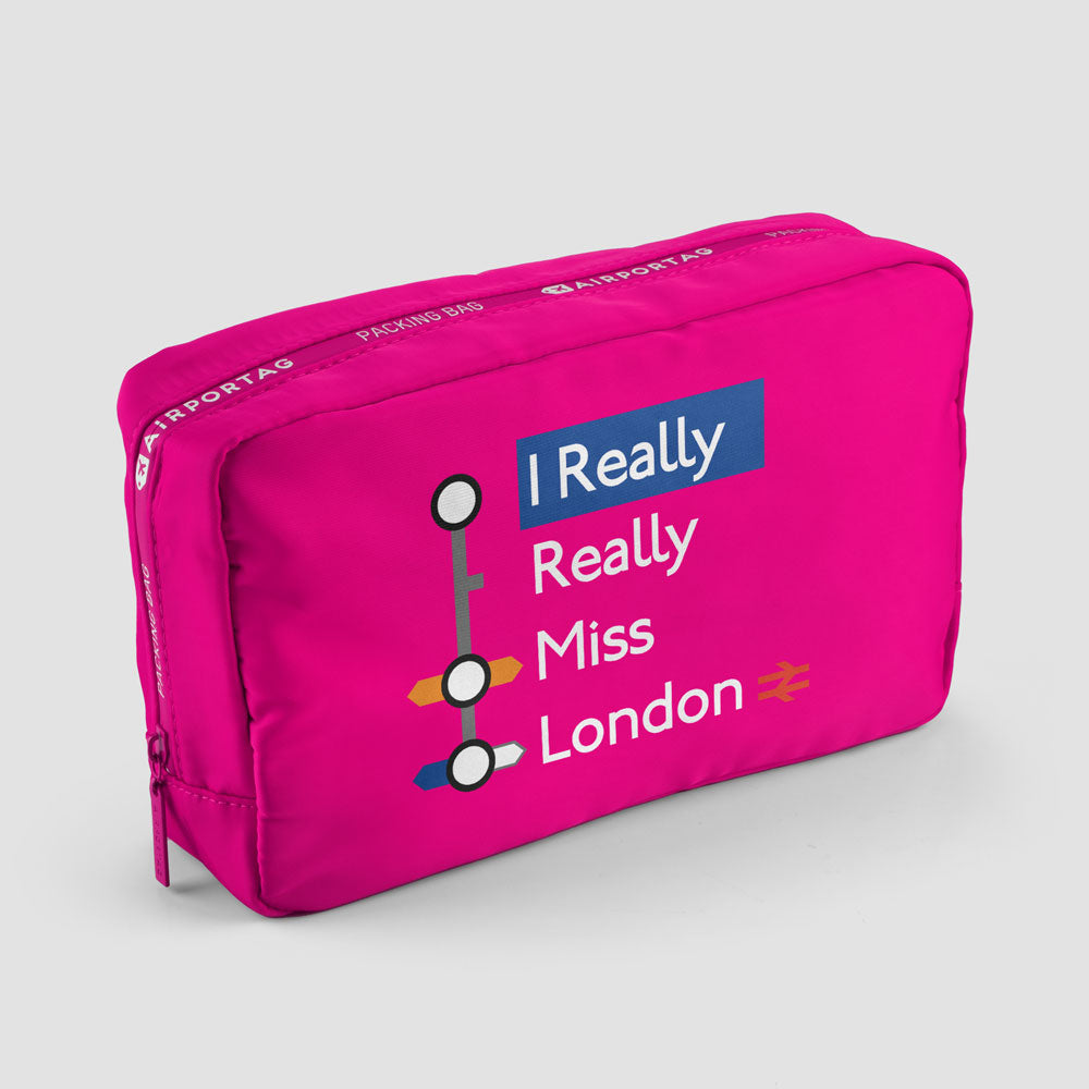 Really Miss London Tube - Packing Bag