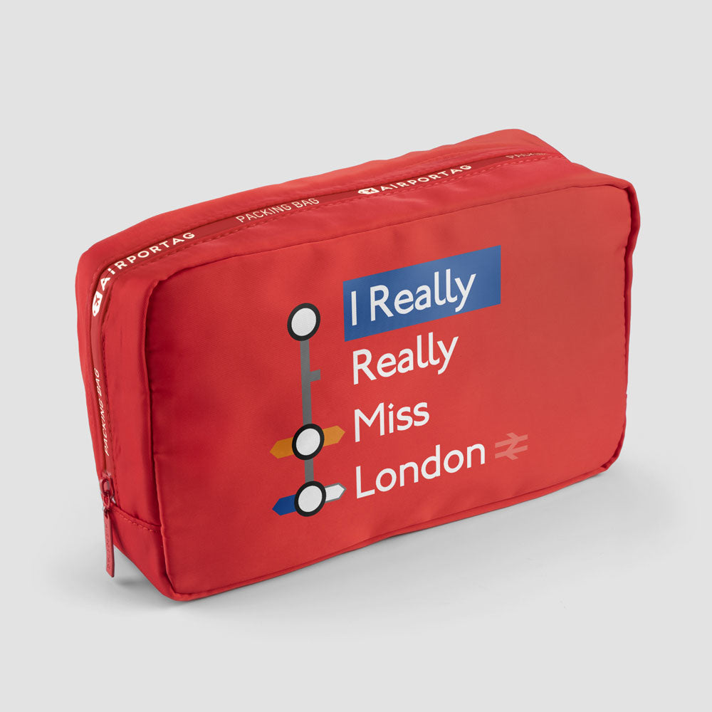 Really Miss London Tube - Packing Bag