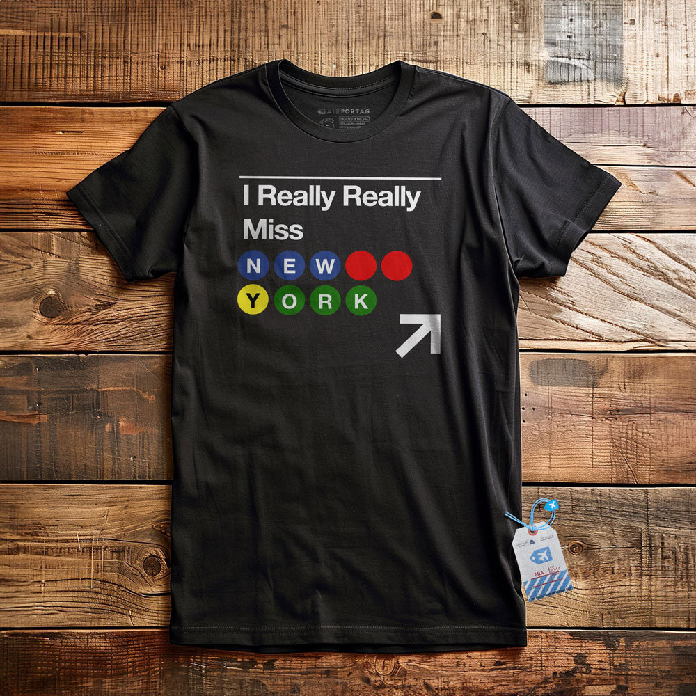 Really Miss New York Subway - T-shirt