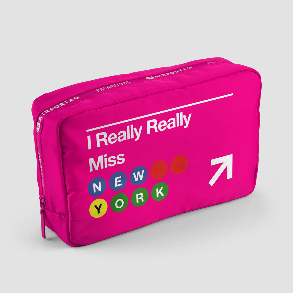 Really Miss New York Subway - Packing Bag