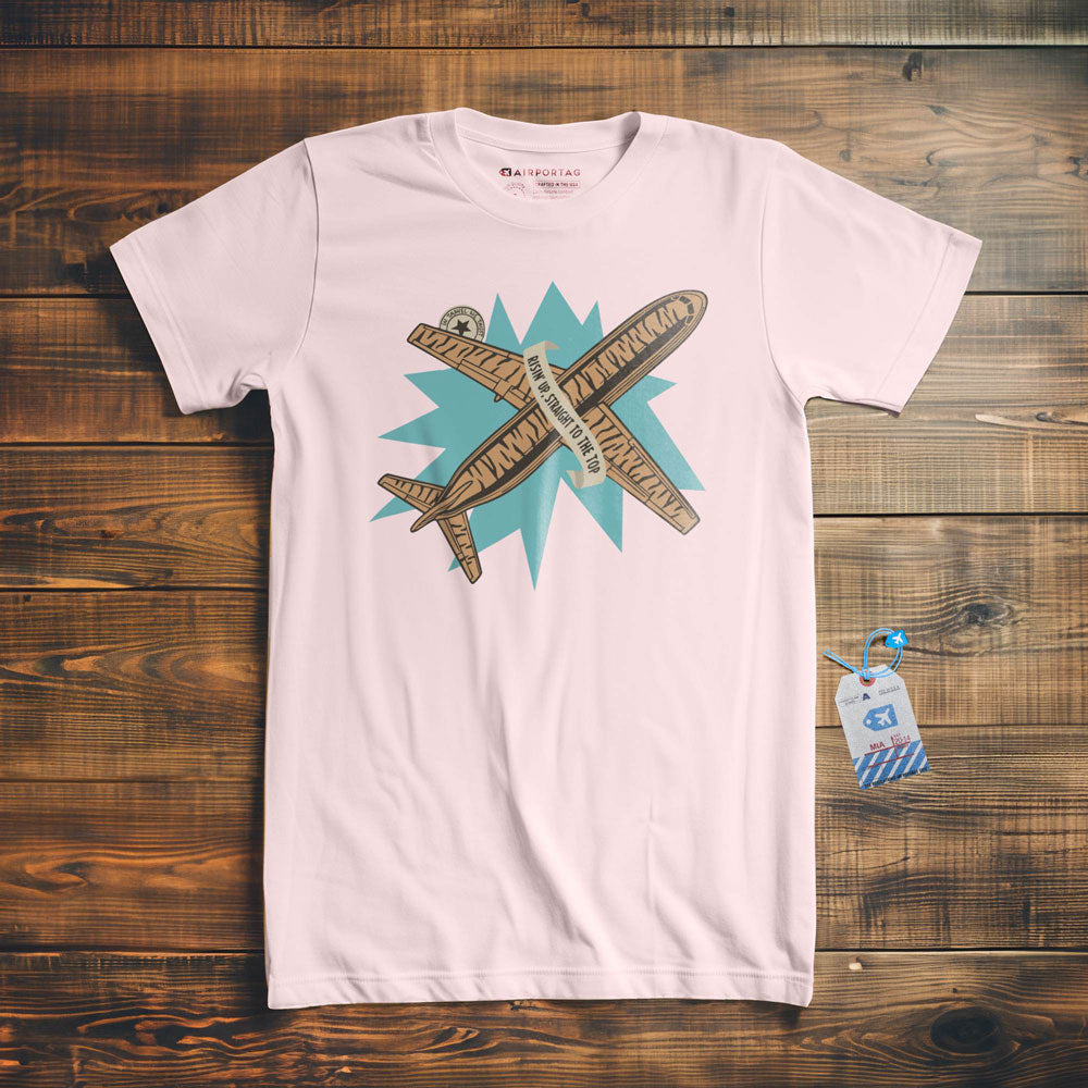 Risin'Up Tiger Airplane - T-Shirt