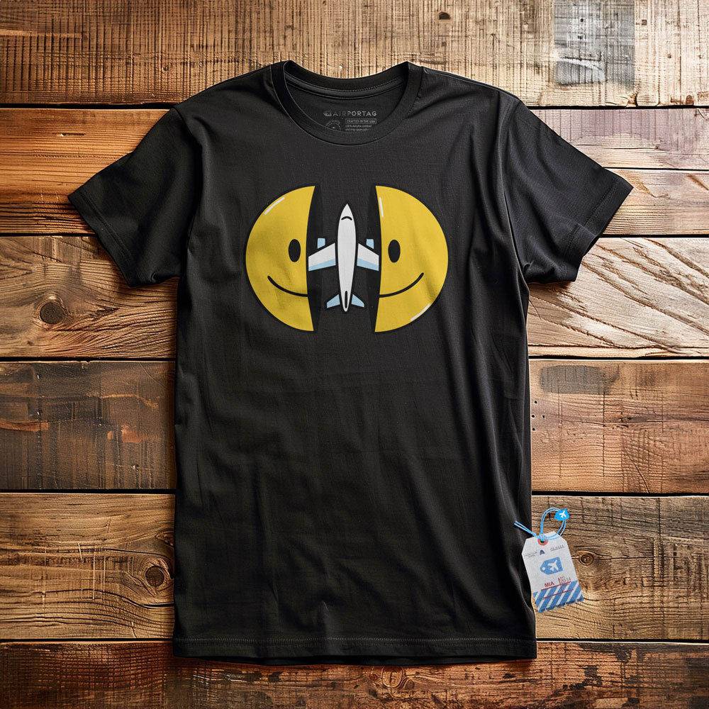 Open Smile Plane - T-Shirt