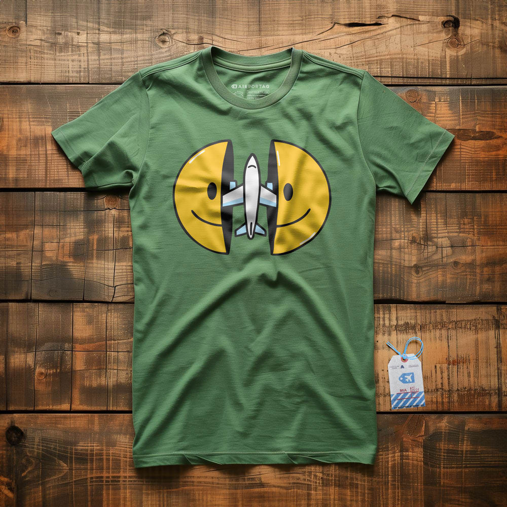 Open Smile Plane - T-Shirt