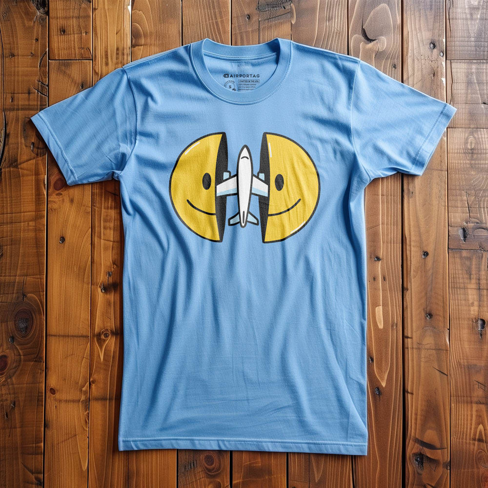 Open Smile Plane - T-Shirt