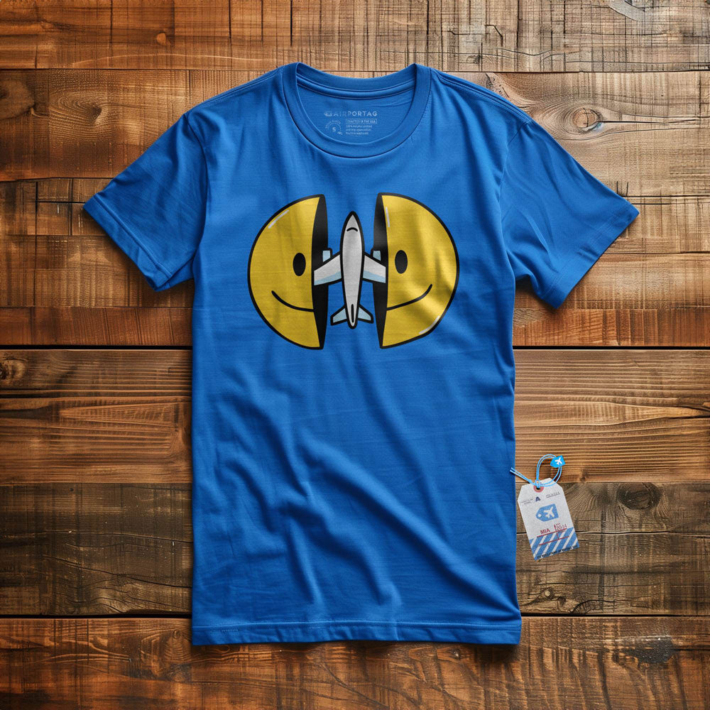 Open Smile Plane - T-Shirt