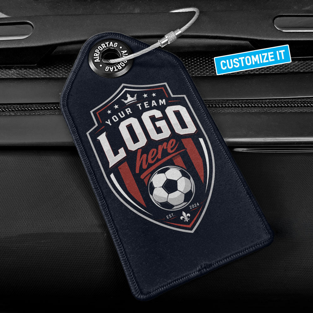 Soccer Custom Team Logo - Luggage Tag