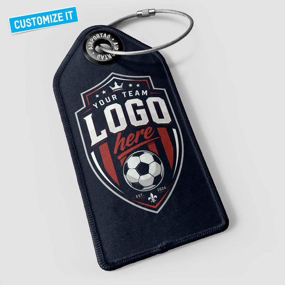 Soccer Custom Team Logo - Luggage Tag