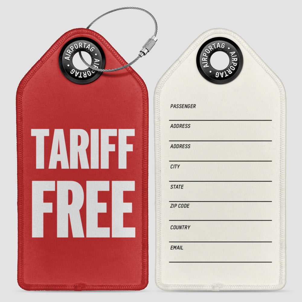Tariff Free - Luggage Tag