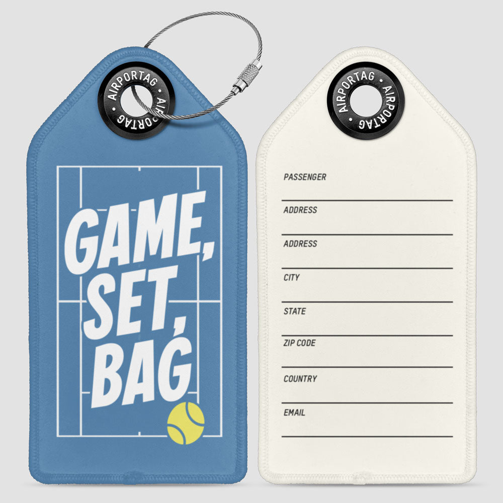 Game, Set, Bag - Luggage Tag