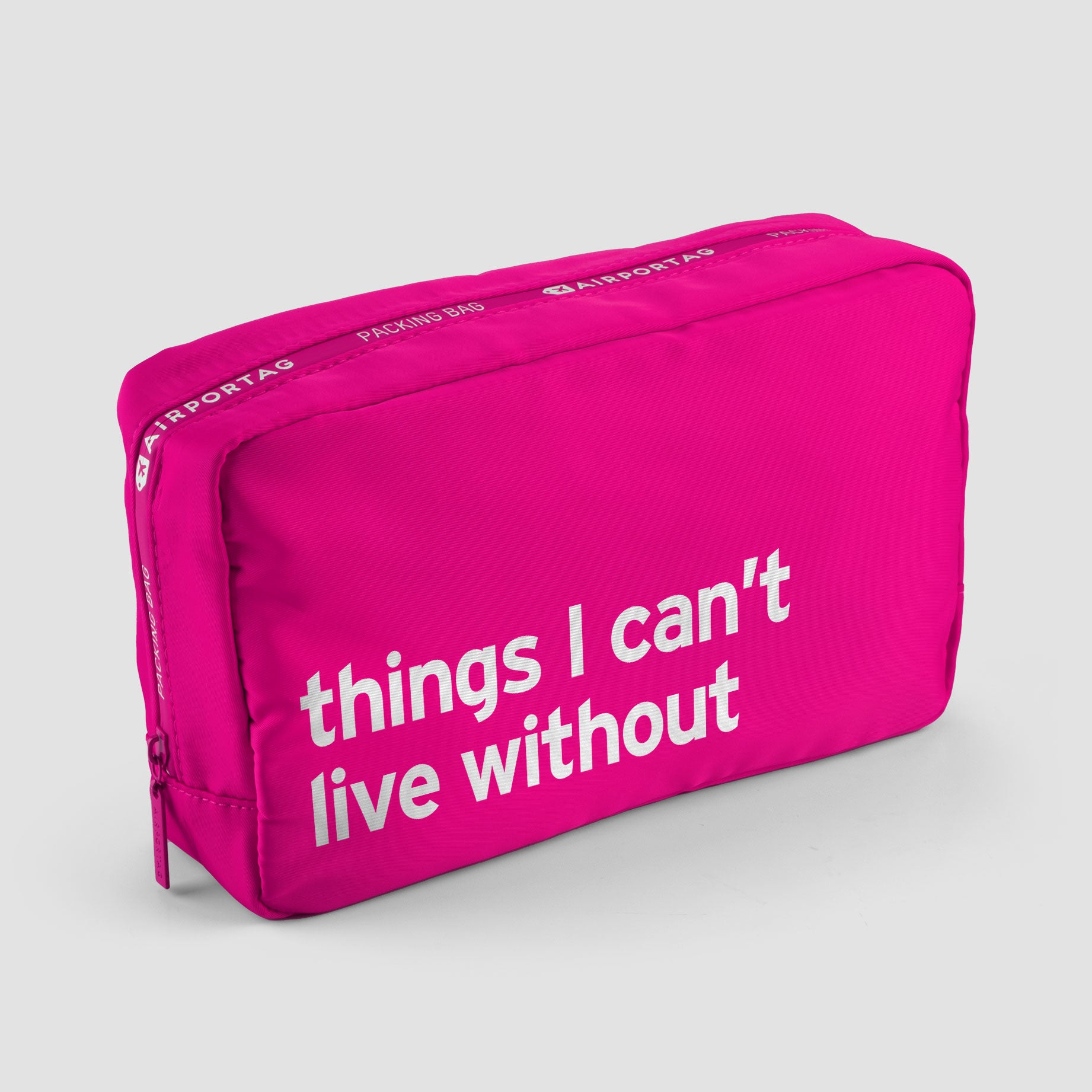 Things I can't live without - Packing Bag