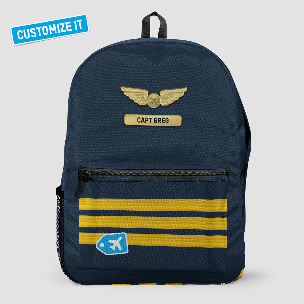 Navy Pilot Stripes - Backpack