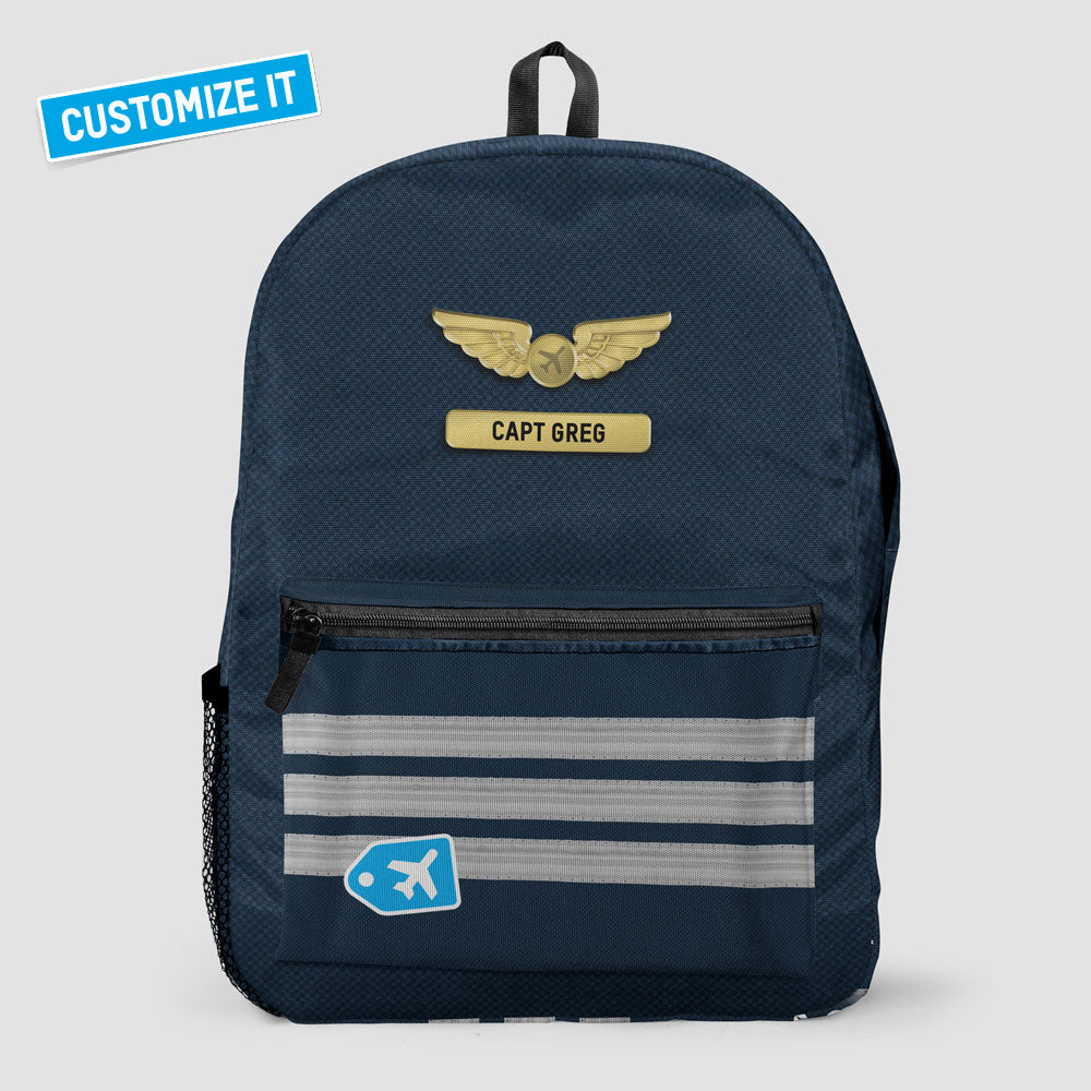 Navy Pilot Stripes - Backpack