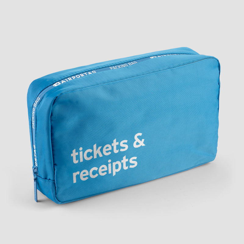 Tickets & Receipts - Packing Bag