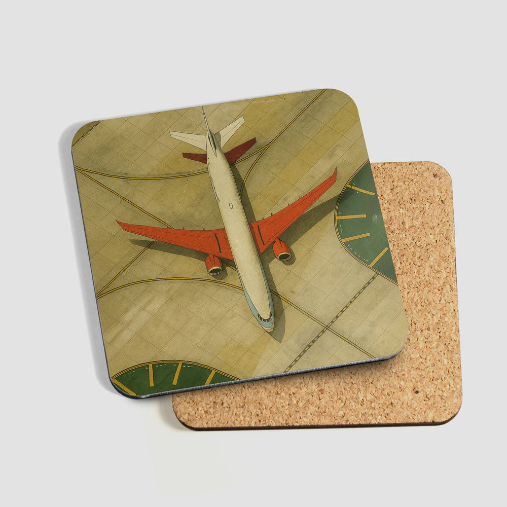 Top View Planes - 6 Coasters Set