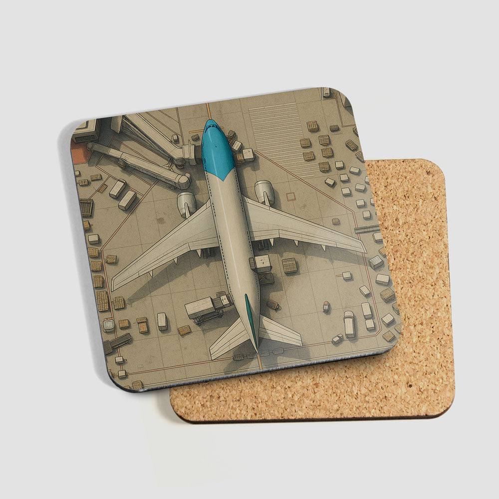 Top View Planes - 6 Coasters Set