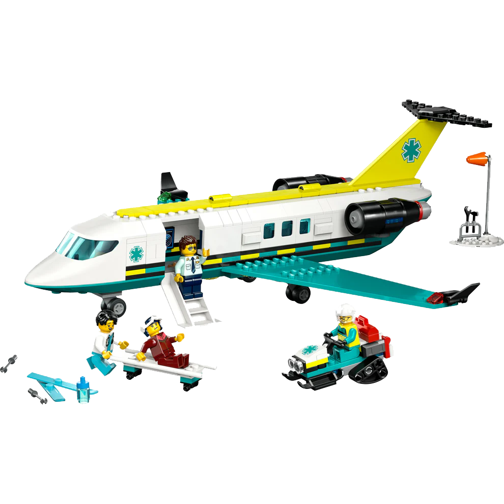 LEGO® City Emergency Air Ambulance Airplane 60465
