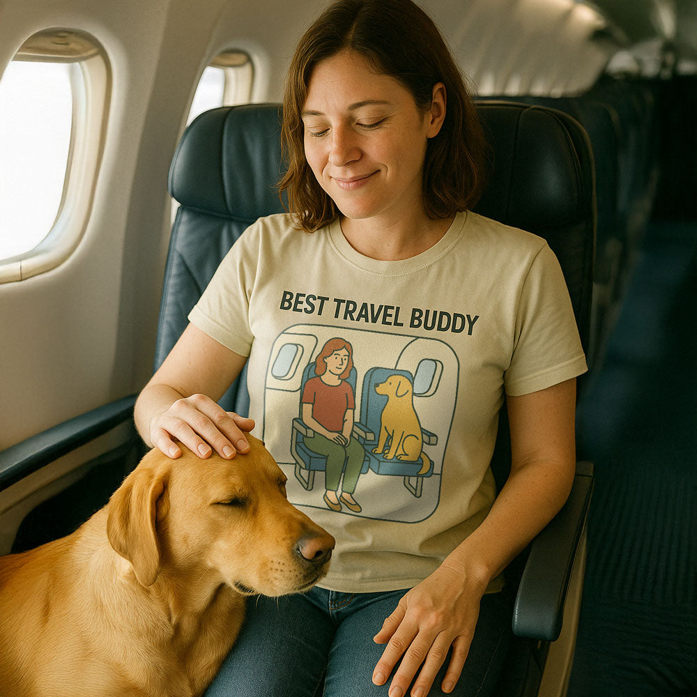 Best Travel Buddy - Dog - T-Shirt