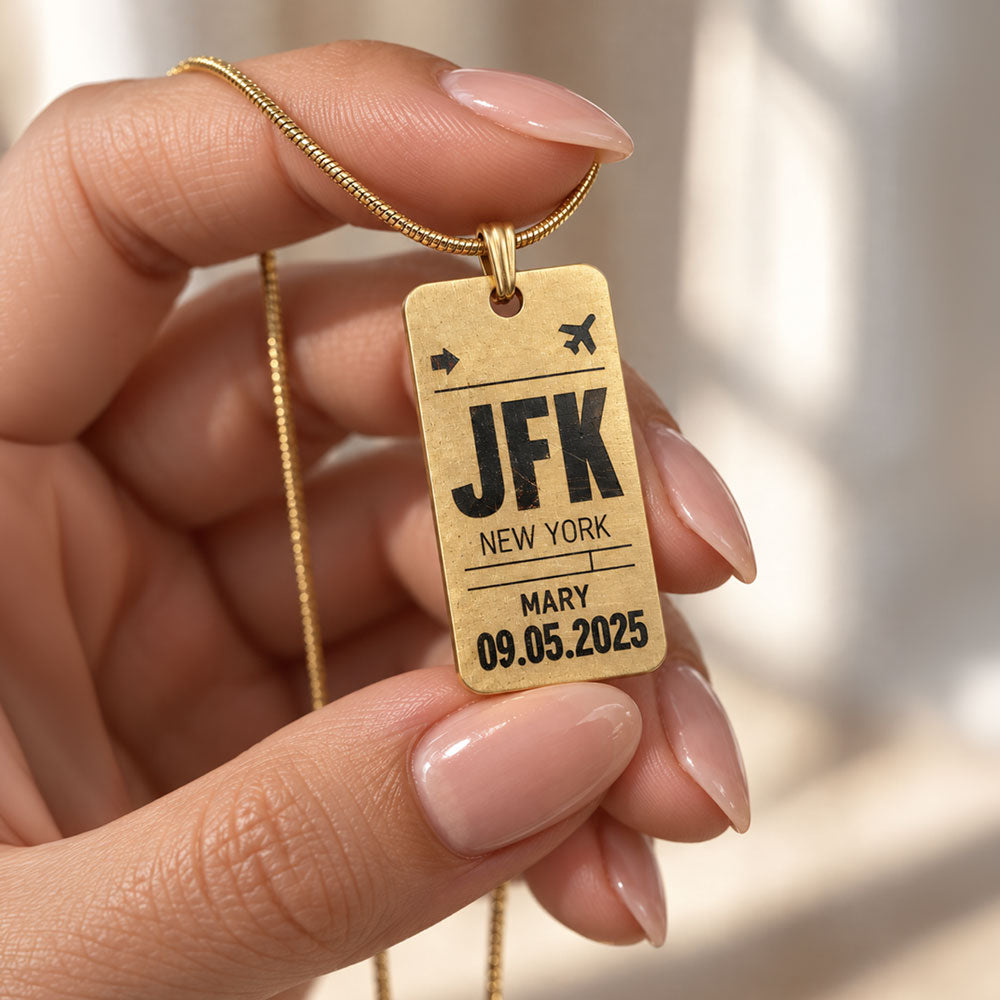 My Travel Code Tag - Charm