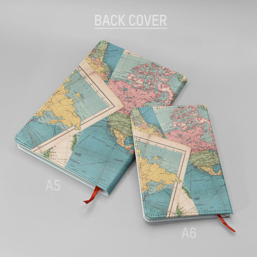 Voyage - Carte du monde - Journal