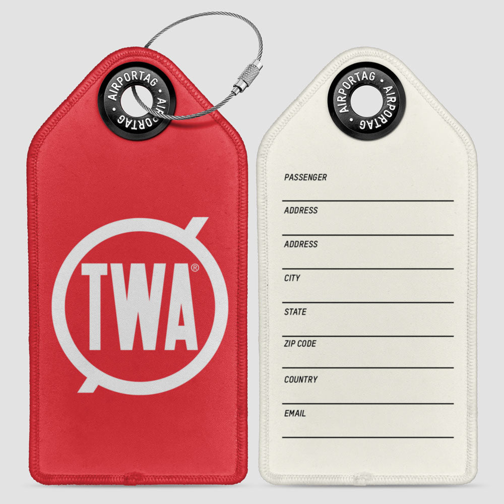 TWA Round - Luggage Tag