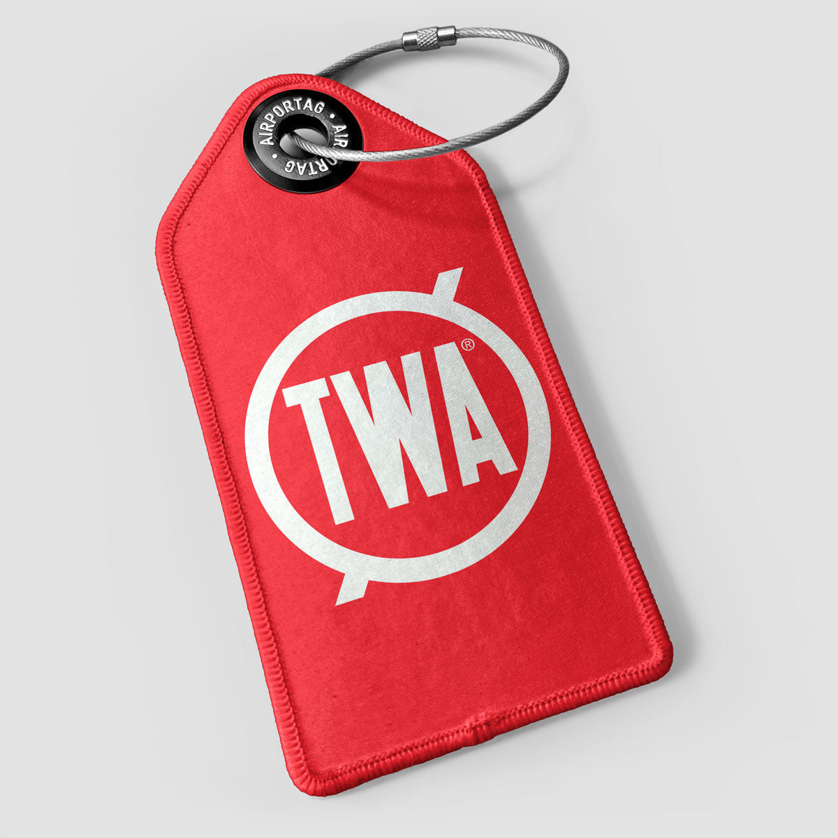 TWA Round - Luggage Tag