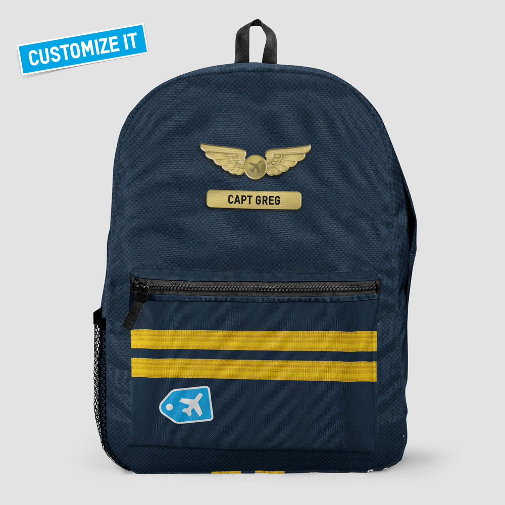 Navy Pilot Stripes - Backpack