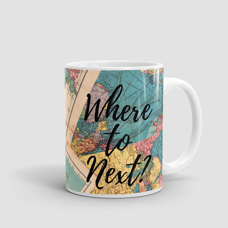 Où aller ensuite ? - Tasse
