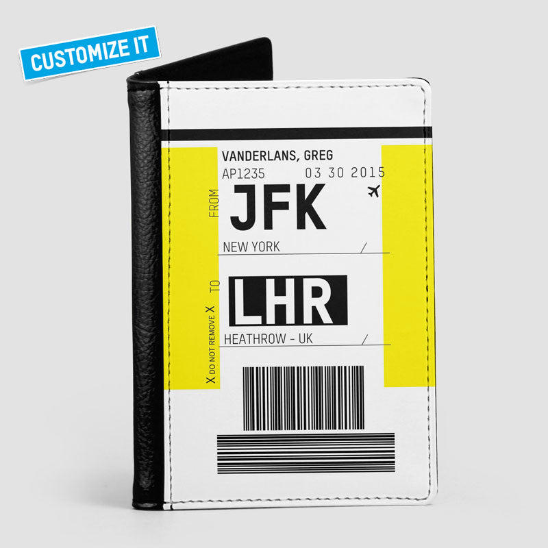 Luggage Ticket - Passport Cover