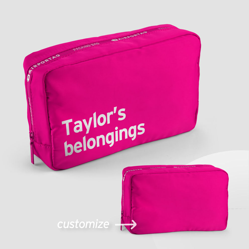 Your Name Custom - Packing Bag