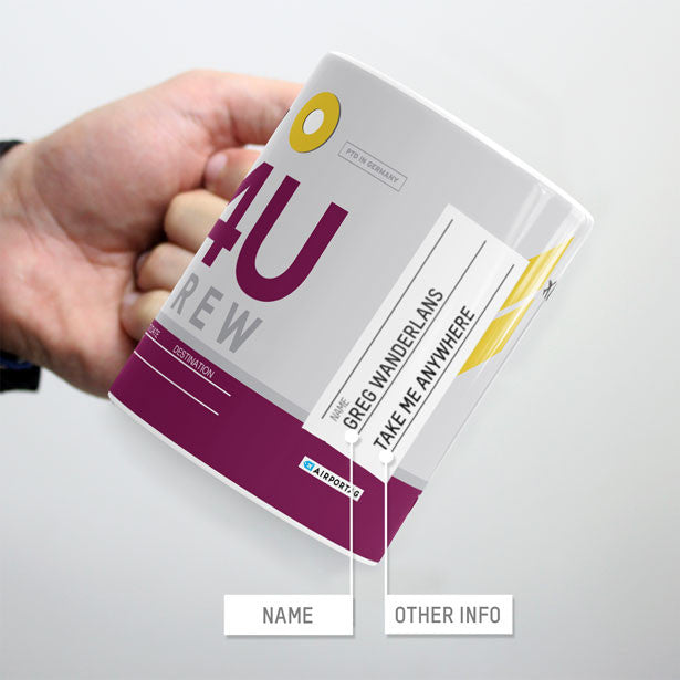 4U - Mug - Airportag