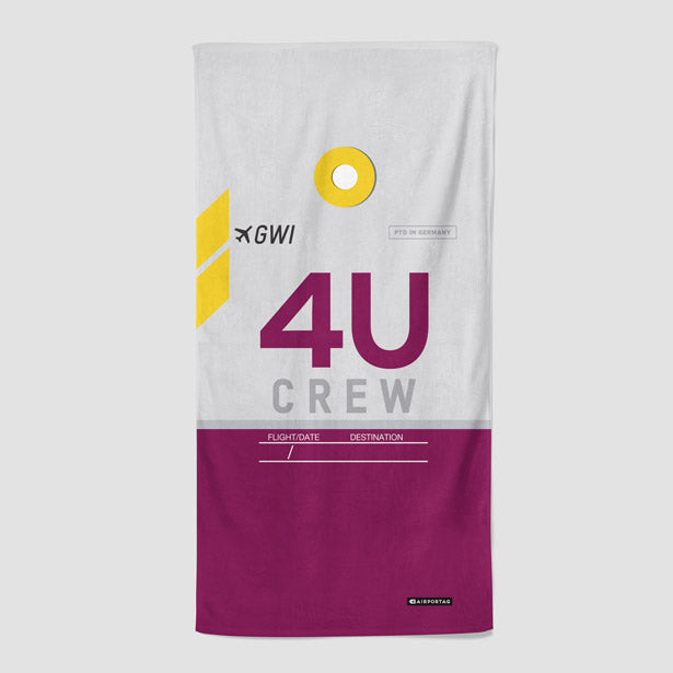 4U - Beach Towel - Airportag