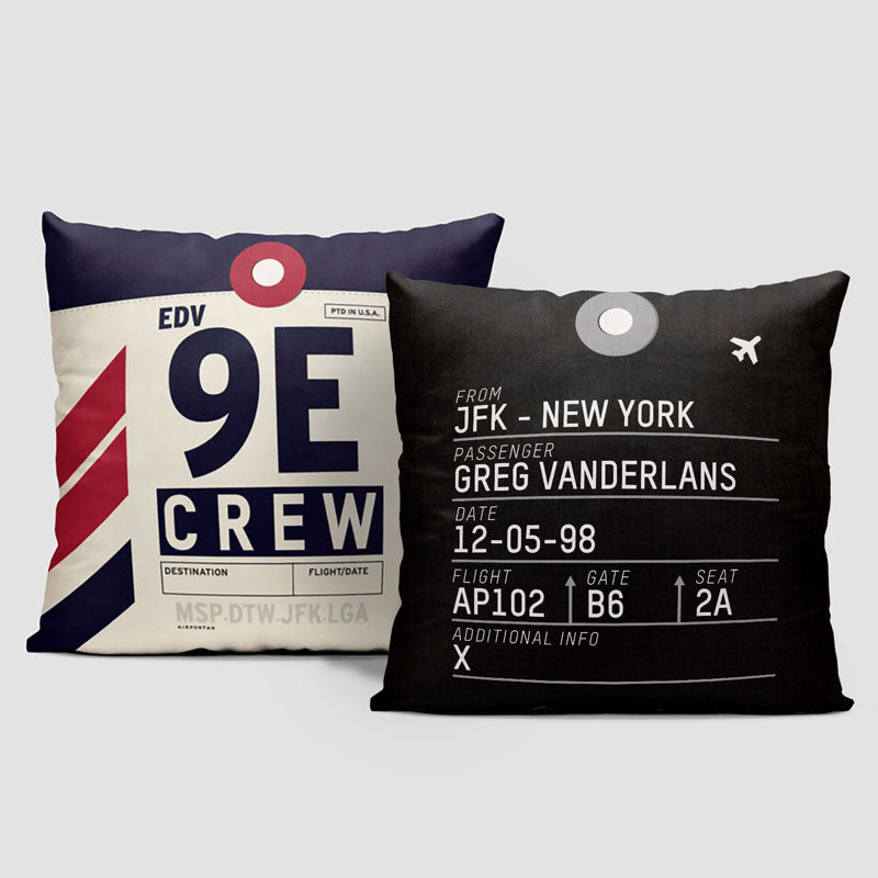 9E - Throw Pillow