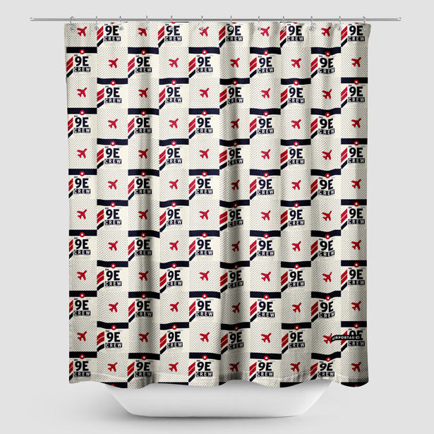 9E - Shower Curtain - Airportag