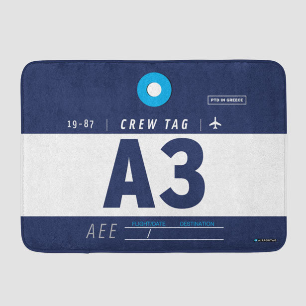 A3 - Bath Mat - Airportag