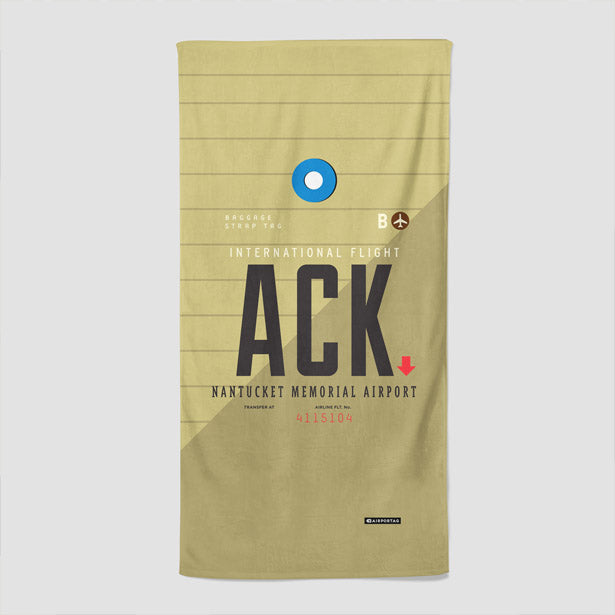 ACK - Beach Towel - Airportag
