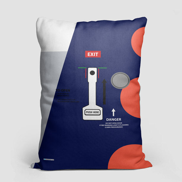 SN Door - Throw Pillow airportag.myshopify.com