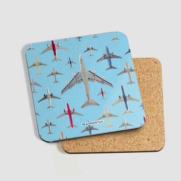 Airplane Above - Coaster - Airportag